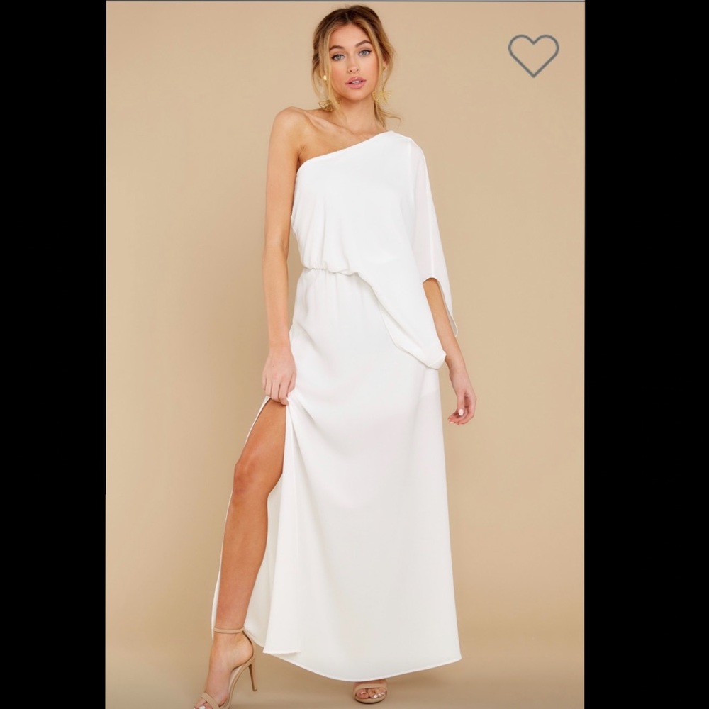 Red Dress Boutique Get Obsessed White Maxi Dress
